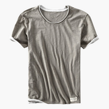 Sander | Bequemes T-Shirt in Hoher Qualität – Taupe