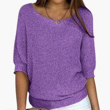 Hanna | Eleganter Pullover – Lila