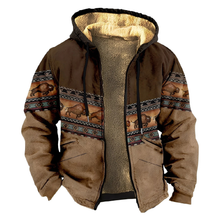 Mervin - Farbige und kuschelige Hoodies für Herren – Braun