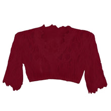Bonnie - Dirndlbluse im modernen Look – Rot