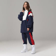 Wasserdichter und thermischer Unisex-Skianzug - Erian – Dunkelblau