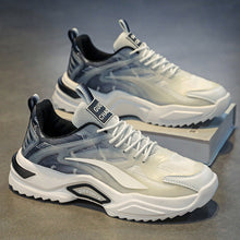 Herren Sneaker Chunky Sohle - Auron – Weiß Schwarz