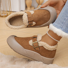 Damen Winterclogs mit verstärkter Spitze und Schnalle - Renate – Khaki