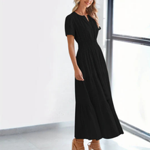 LYA – DIE SOMMERROBE FÜR EINE ROMANTISCHE UND SCHWUNGVOLLE SILHOUETTE – Schwarz
