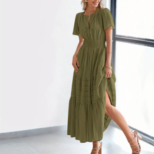 LYA – DIE SOMMERROBE FÜR EINE ROMANTISCHE UND SCHWUNGVOLLE SILHOUETTE – Grün