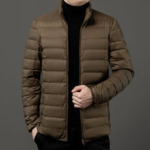 Leichte Herren-Steppjacke mit Reißverschluss - Patrick – Braun
