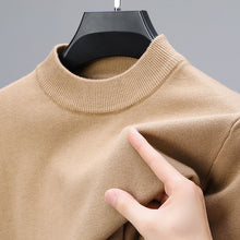Sian | Kaschmir-Sweater mit geripptem Saum – Kamel