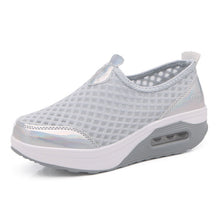 Damen Slip-On Mesh Sneakers mit Air Cushion Technologie Fudus – Grau