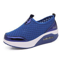Damen Slip-On Mesh Sneakers mit Air Cushion Technologie Fudus – Königsblau