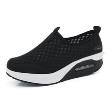 Damen Slip-On Mesh Sneakers mit Air Cushion Technologie Fudus – Schwarz