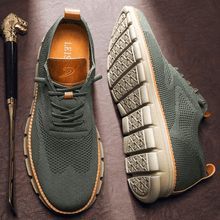 Herren Freizeitschuhe | Ultra-bequem & Atmungsaktiv | Flexible Laufsohle – Olive