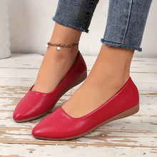 Fiora | Schuhe mit spitzer Zehe, die alle zusammenpassen – Burgundisch