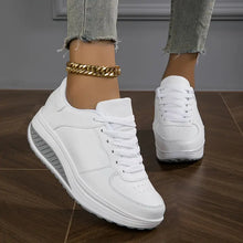 Qira - Plateau-Schnürschuhe – Weiß