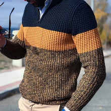 Yandara | Herren Pullover Color Block – Gelb