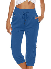 Komfortable Damen Freizeithose für den Alltag – Blau