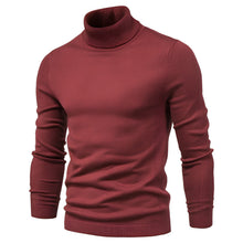 Harvey - Eleganter Rollkragenpullover – Rot
