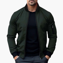 Leichte Bomberjacke für Herren - Atmungsaktiv & Stylisch – Grün