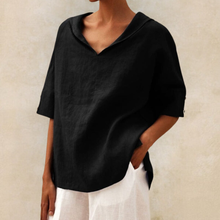 Lucia® | Lockere, lässige Bluse – Schwarz