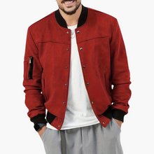 Nils | Stylische Bomberjacke für Herren – Rot