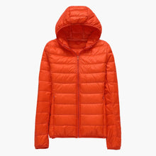 Noor | Winterjacke mit Daunen – Orange