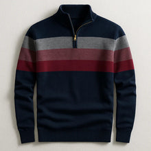 Gestreifter LORVEN Pullover – Marineblau