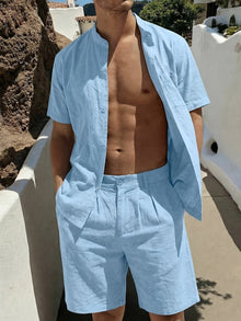 Dmitry - Premium Bettwäsche Set – Hellblau