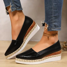 Louella – Elegante Orthopädische Mokassins – Schwarz