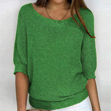 Sommerliche Eleganz - Elma Pullover – Grün