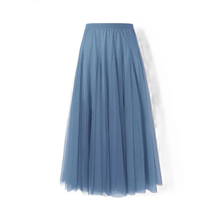 Maleah - Eleganter Faltenrock – Blau