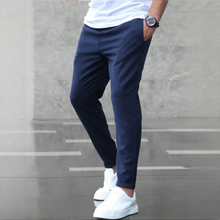 Nico - Modische und bequeme Stretch-Hose – Marineblau