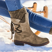 Iris - Komfortable und warme Boots – Braun