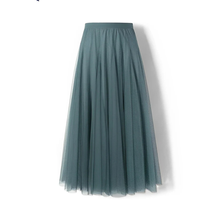 Maleah - Eleganter Faltenrock – Grün