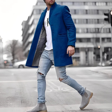 Cordell - Bequemer und stilvoller Mantel – Blau