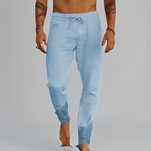 Maiko - Elegante Hose mit Zugband – Hellblau