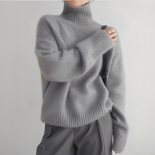 Adrienne - Eleganter und wohliger Rollkragenpullover – Grau