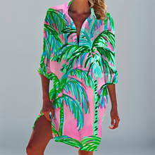 Indira - Stilvolles und traditionelles Kleid – Rosa Insel