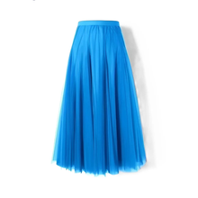 Maleah - Eleganter Faltenrock – Hellblau
