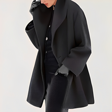 Elian - Schicker und warmer Mantel – Schwarz