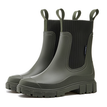 Claire - Bequeme, wasserfeste Stiefel – Grün