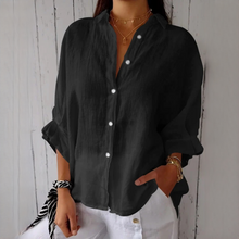 Reena - Bequemes und legeres Shirt – Schwarz