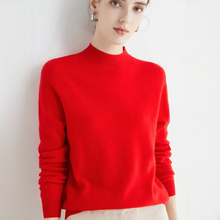Orie - Bequemer und zeitloser Pullover – Rot