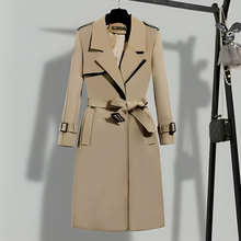 Eleganter Locker Trenchcoat mit Gürtel für Damen | Ideal für den Winter – Braun