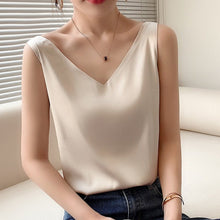Ärmelloses Top Mit V-Ausschnitt - Aurelia – Beige