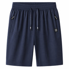Iron™ Shorts aus Premium-Baumwolle mit kühlender Technologie – Blau
