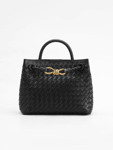Damen Handtasche – Elegante Tasche mit Drehverschluss & Schulterriemen – Schwarz
