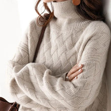 Katrin - Weicher Kaschmirpullover für Damen – Beige