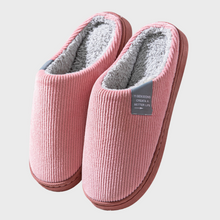 Bequeme und warme Damen-Hausschuhe für den Winter – Rosa