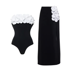 Emma | Elegantes Badeanzug-Set – Schwarz