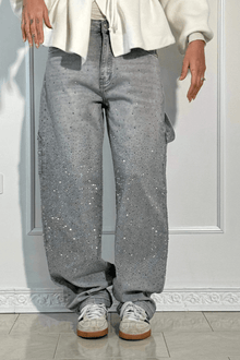 1+1 Gratis | Philine™ Stylische Baggy-Hosen – Grau