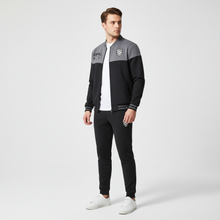 Baseball Stil Trainingsanzug -  Eddie – Grau